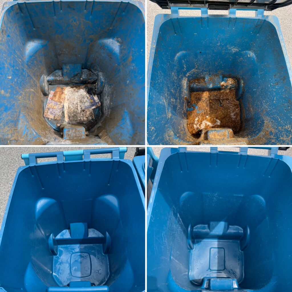 Before and After Trash Can Cleaning - Canzformation