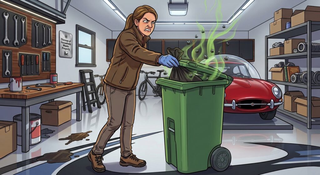 Do you store your Trash Can in your Garage? Do you Put pet Waste or Raw foods into your Can? Does your cans stink up your clean garage?